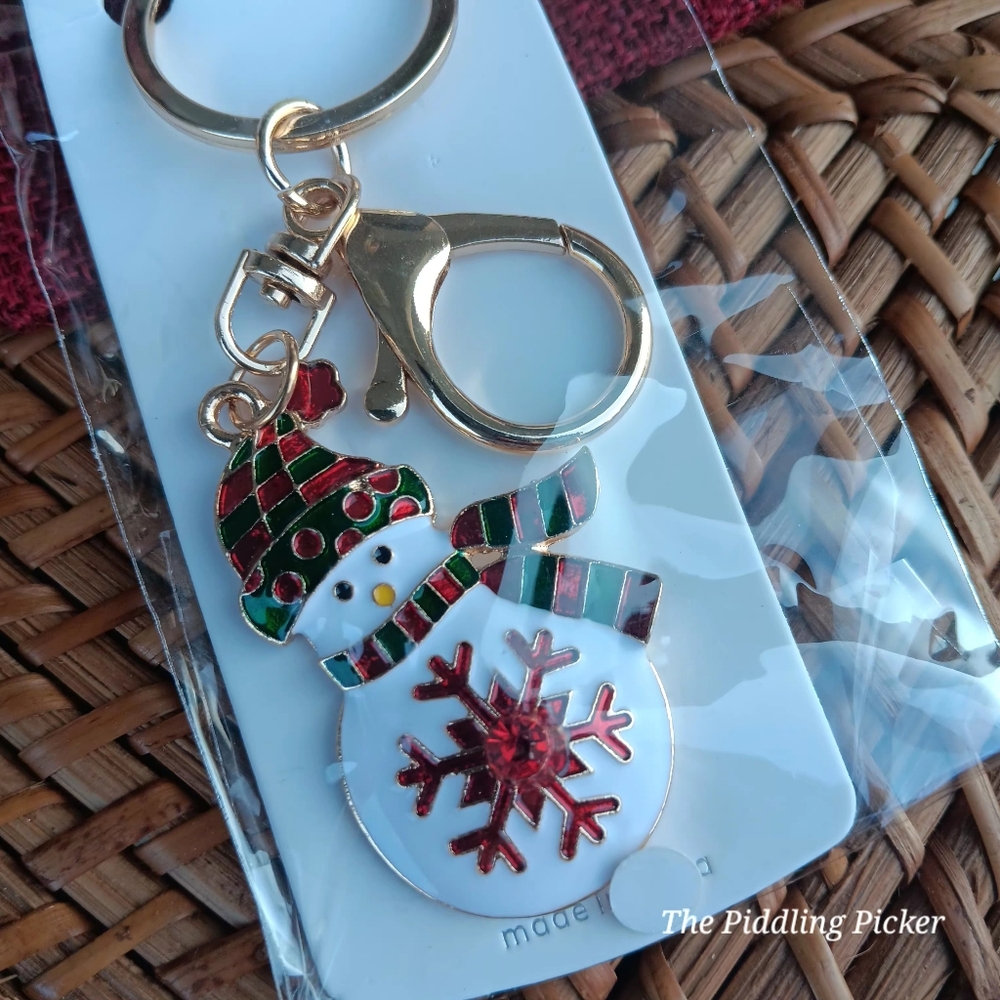 Snowman Keychain